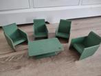 Prachtige antieke houten poppenhuis stoelen en tafels. Oud!, Verzamelen, Poppenhuizen en Toebehoren, Poppenhuis, Gebruikt, Onb