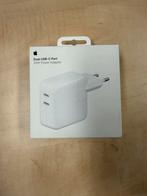 Originele Apple USB-C dual 35W Oplader - Nieuw in Doos!, Ophalen of Verzenden, Nieuw, Apple iPhone