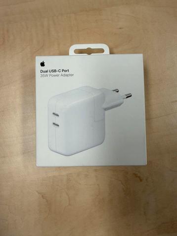 Originele Apple USB-C dual 35W Oplader - Nieuw in Doos! beschikbaar voor biedingen