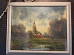 Prachtig olieverfschilderij op doek, Ophalen of Verzenden
