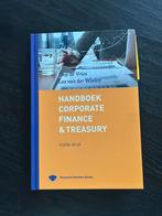 Lex van der Wielen - Handboek Corporate Finance & Treasury, Ophalen of Verzenden, Zo goed als nieuw, Lex van der Wielen; Joop de Vries