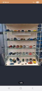 46 model auto's inclusief vitrinekast, Hobby en Vrije tijd, Modelauto's | 1:43, Ophalen, Zo goed als nieuw, Auto, Overige merken