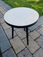 Sidetable met zwart, Ophalen, Gebruikt, 25 tot 50 cm, Rechthoekig