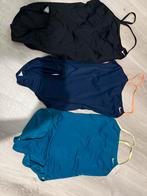 3 Nike zwempakken 146-156 zgan, Ophalen of Verzenden, Zo goed als nieuw, Zwart, Badpak