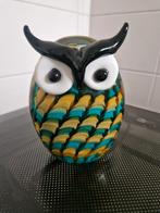 Murano Uil - Handgemaakt Glas, Huis en Inrichting, Woonaccessoires | Vazen, Overige kleuren, Ophalen of Verzenden, Minder dan 50 cm
