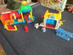 Garage van little people, Ophalen of Verzenden, Gebruikt, Speelset