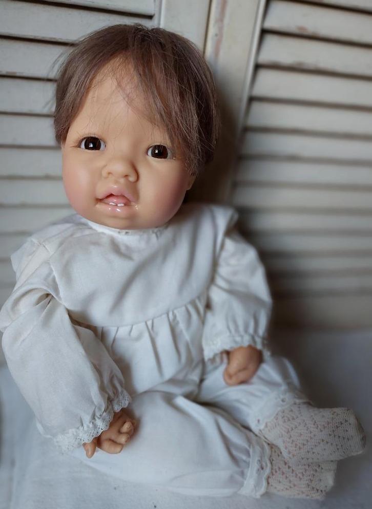 Gotz pop, sabber baby, Carin Lissnitzer, Verzamelen, Poppen, Zo goed als nieuw, Pop, Ophalen