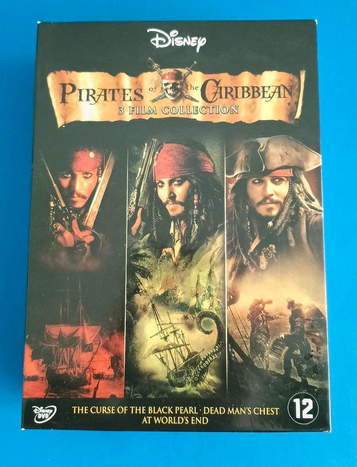 Pirates of the Caribbean DVD box + films bundel, Cd's en Dvd's, Dvd's | Avontuur, Zo goed als nieuw, Boxset, Vanaf 12 jaar, Ophalen of Verzenden