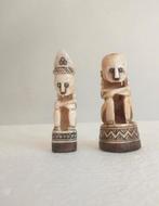 Old Pair bone protection Amulet statues Sumba Indonesie trib, Ophalen of Verzenden