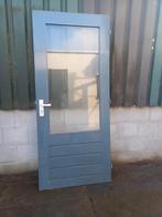 Hardhouten buitendeur met ruit, Ophalen, Hout, Minder dan 3 meter, 1 tot 2 meter