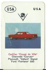 Kwartetkaart Cadillac Coupé de Ville, Ophalen of Verzenden, Gebruikt, Auto's