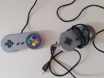 SuperNES controllers USB (set van 2 controllers) beschikbaar voor biedingen