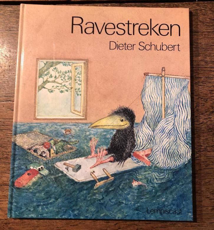 Ravenstreken, kinderboek van Dieter Schubert, Boeken, Kinderboeken | Jeugd | onder 10 jaar, Zo goed als nieuw, Fictie algemeen