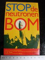 sticker stop de neutronenbom atoombom kernwapen vintage, Verzenden, Zo goed als nieuw, Bedrijf of Vereniging