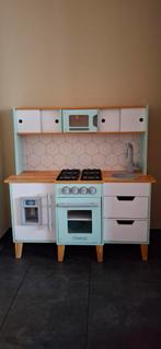 Speelkeuken mint groen, Kinderen en Baby's, Ophalen, Zo goed als nieuw, Hout