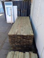 Vlonderplanken  geïmpregneerd 27 mm dik, Ophalen, Zo goed als nieuw, Hout