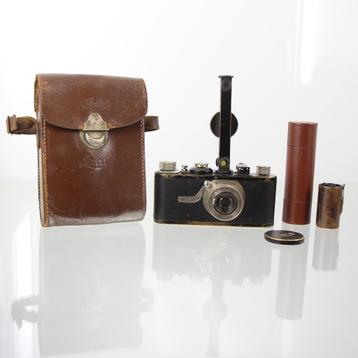 Leitz leica I Mod. A Elmar met tas van 1930 beschikbaar voor biedingen