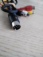 DIN 6-pins naar female jacks voor AV-kabel, Ophalen of Verzenden