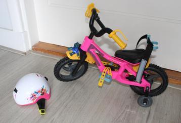 z.g.a.n. leuk babyborn cross fietsje met licht en een helm beschikbaar voor biedingen