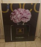Superleuk glazen reclamebord Coco Chanel Paris, Antiek en Kunst, Curiosa en Brocante, Ophalen of Verzenden