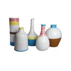 &Klevering set 5 keramieken vazen, nieuw -50%, Huis en Inrichting, Woonaccessoires | Vazen, Minder dan 50 cm, Nieuw, Verzenden