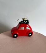 schattige rode auto-kersthanger met kerstboom op het dak, Kerst, Gebruikt, Kerst, Ophalen of Verzenden