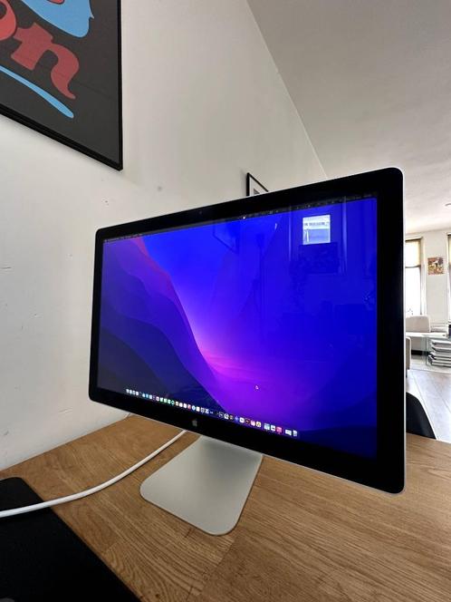 Apple LED Cinema Display 24 inch, Computers en Software, Monitoren, Gebruikt, 60 Hz of minder, DisplayPort, USB-C, Ingebouwde speakers
