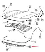Chrysler 300 voorbumper afdekplaat 2011-2014, Auto-onderdelen, Carrosserie en Plaatwerk, Amerikaanse onderdelen, Service@fcagroup.nl