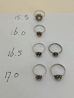 Zilveren ringen Zeeuwse knoopjes, Sieraden, Tassen en Uiterlijk, Ringen, Ophalen of Verzenden, Dame, Zilver, Kleiner dan 17
