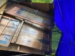Hout partij planken blokhut palen raam deur etc gratis, Ophalen, Gebruikt, Overige typen, 50 mm of meer