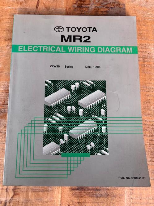 Elektrisch schema handboek Toyota MR2 ZZW30, Auto diversen, Handleidingen en Instructieboekjes, Ophalen of Verzenden