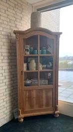 Hoekkast grenen onbehandeld, Ophalen, Met deur(en), 50 tot 100 cm, Zo goed als nieuw