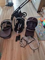 Qute Q-Rider Kinderwagen Denim blue + Maxi cosi Cybex cloud, Kinderen en Baby's, Kinderwagens en Combinaties, Ophalen, Gebruikt