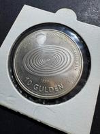 Zilveren 10 Gulden Millenniummunt 1999/2000, Koningin Beatrix, Zilver, Ophalen of Verzenden, Losse munt