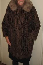bontjas, Kleding | Dames, Ophalen of Verzenden, Gedragen, Maat 42/44 (L), Bruin