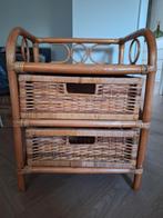 Rotan ladekast, Huis en Inrichting, Kasten | Ladekasten, Ophalen, Overige materialen, Minder dan 50 cm, 1 of 2 laden