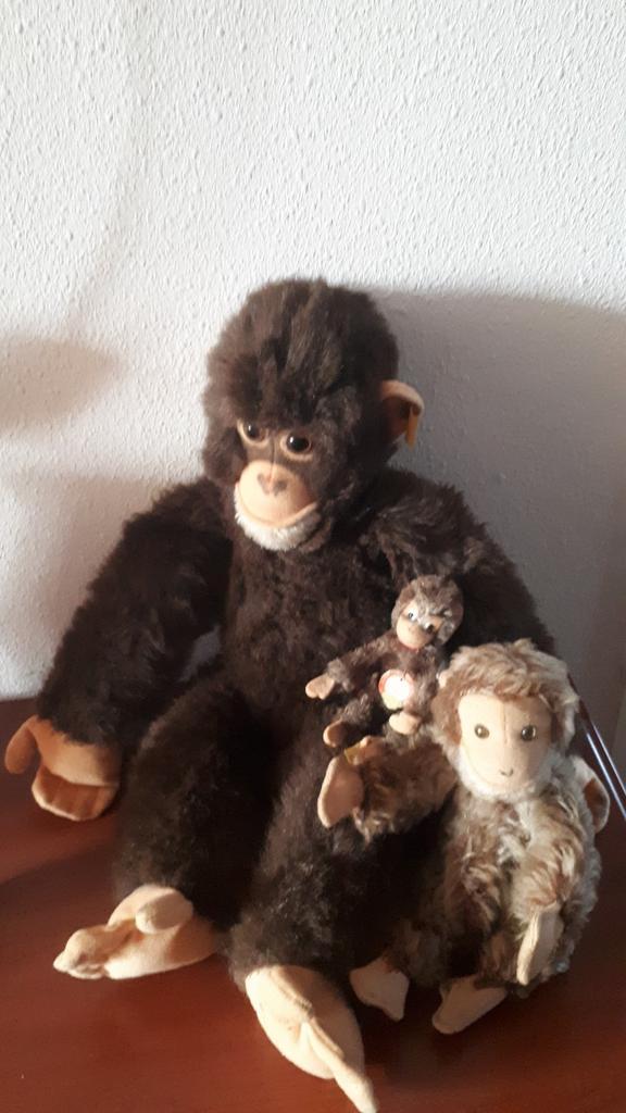 Aapjes Steiff, Antiek en Kunst, Antiek | Speelgoed, Ophalen of Verzenden