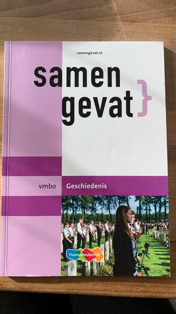 Vmbo/gt/mavo - Geschiedenis - Samengevat, Boeken, Schoolboeken, Zo goed als nieuw, Geschiedenis, Ophalen