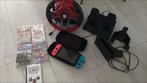 Nintendo Switch met extra's (weinig gebruikt), Spelcomputers en Games, Spelcomputers | Nintendo Switch, Met games, Met 2 controllers