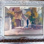 Schilderij van een boerenerf, Ophalen of Verzenden