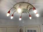Plafondlamp sputnik style, Ophalen of Verzenden, Gebruikt, Glas