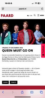 Tickets Queen must go on 19/12 Den Haag, Tickets en Kaartjes, Twee personen, November