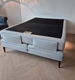 Elektrische Karlsson boxspring 140 cm X 200 cm lichtgrijs, Huis en Inrichting, Ophalen, Gebruikt, 140 cm, Twijfelaar