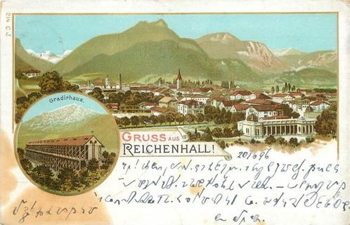 (379-162-033) Reichenhall Litho, Verzamelen, Ansichtkaarten | Buitenland, Duitsland, Verzenden