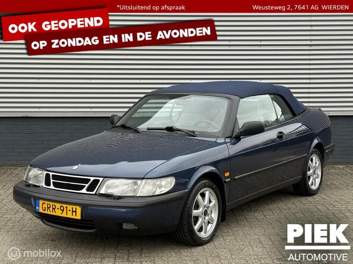 Saab 900 Cabrio 2.3 S, Auto's, Saab, Bedrijf, Te koop, Saab 900, ABS, Airbags, Airconditioning, Boordcomputer, Centrale vergrendeling