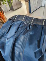 Blauwe lange gordijnen, Ophalen, 100 tot 150 cm, Zo goed als nieuw, 200 cm of meer