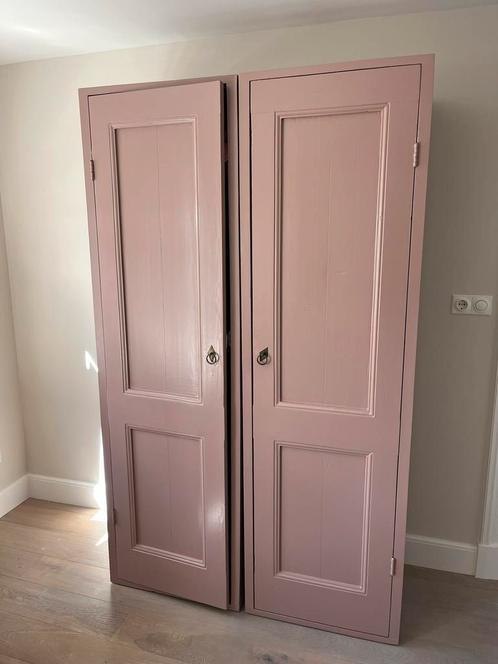 Kast paneeldeuren, Huis en Inrichting, Kasten | Kledingkasten, Gebruikt, 200 cm of meer, 25 tot 50 cm, Ophalen