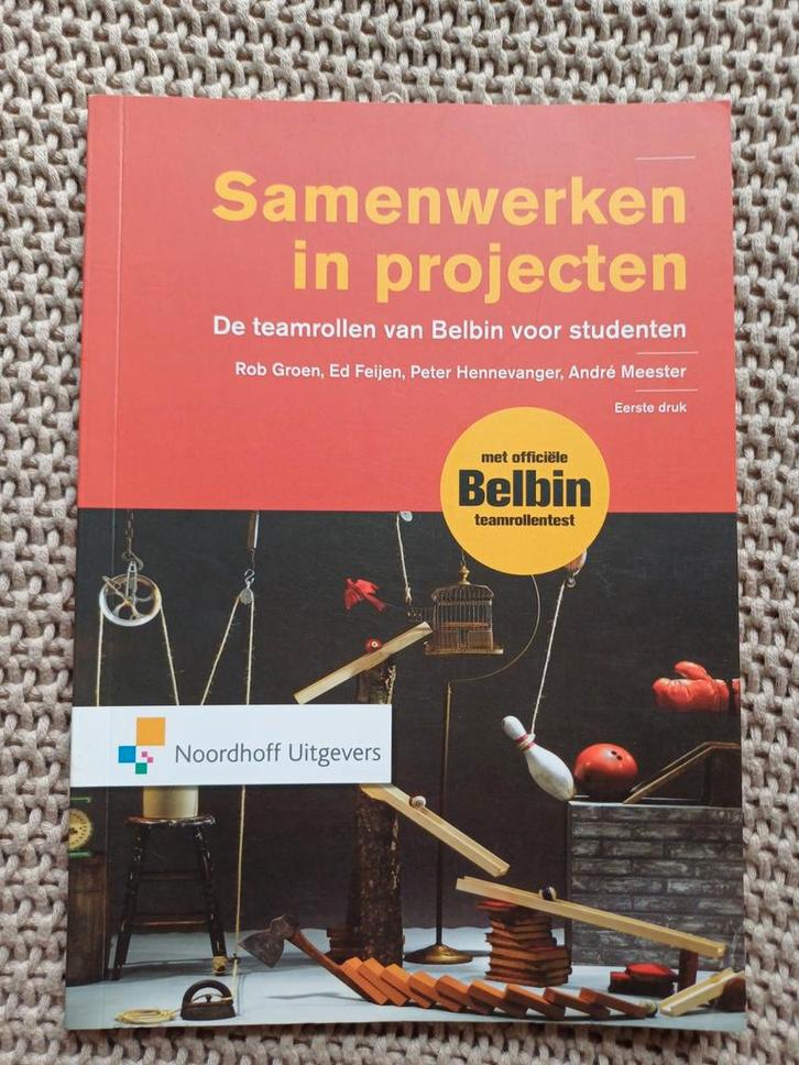 Samenwerken in projecten - Belbin teamrollen, Boeken, Studieboeken en Cursussen, Zo goed als nieuw, HBO, Alpha, Ophalen of Verzenden