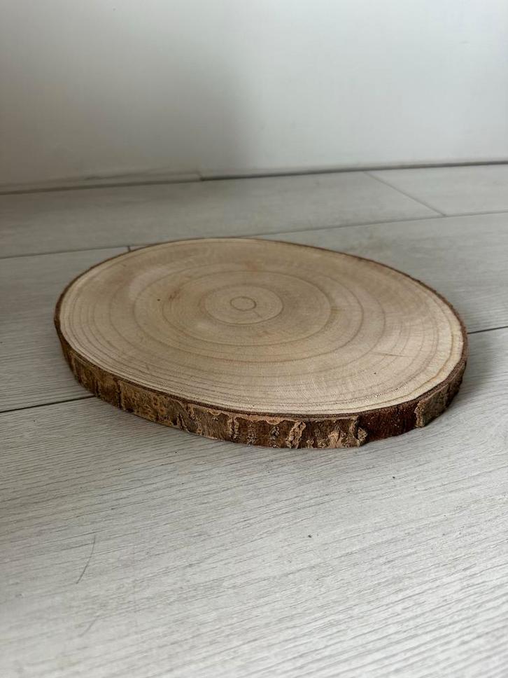 Houten Schijf, Huis en Inrichting, Woonaccessoires | Onderzetters, Nieuw, Overig, Ophalen of Verzenden