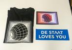 Tshirt De Staat Bubble Gum glow in the dark + sticker, Ophalen of Verzenden, Nieuw, Maat 52/54 (L), Zwart